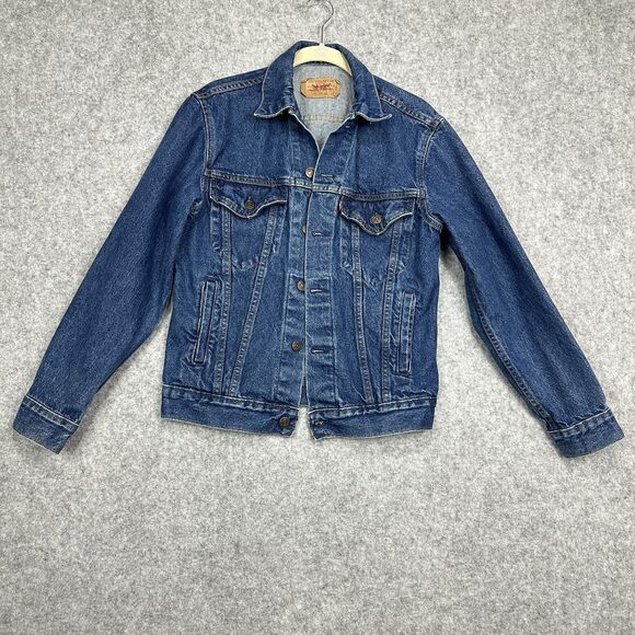 Levi's Other - Vintage Levis Type III Trucker Jacket Mens  36R 4 Pockets 80s USA Made 70506*